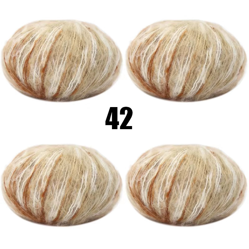 4 יחידות צמר מוהייר