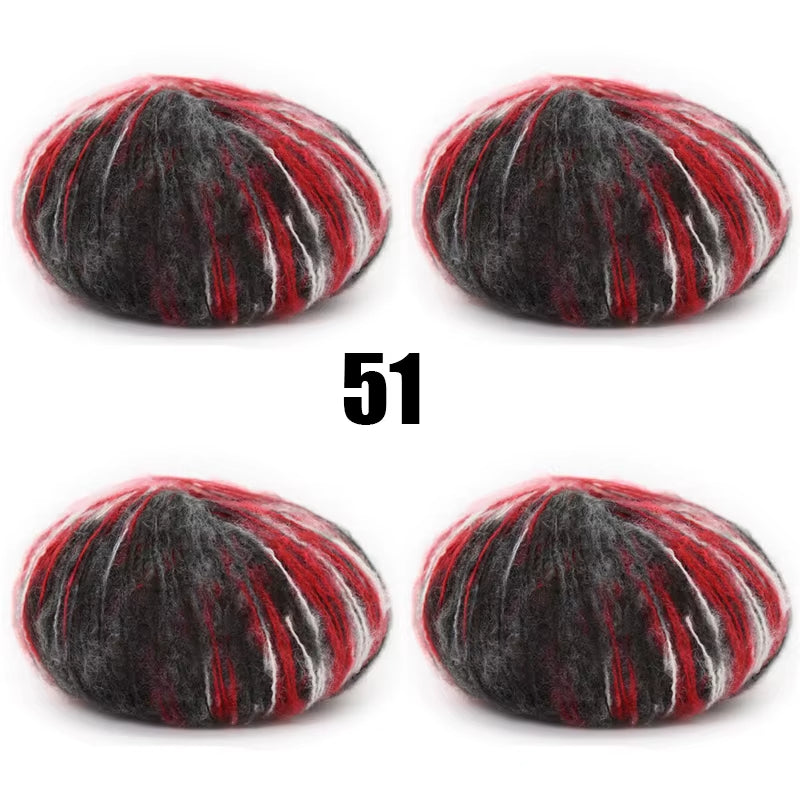 4 יחידות צמר מוהייר