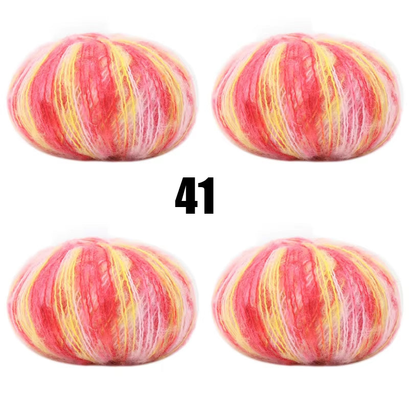 4 יחידות צמר מוהייר