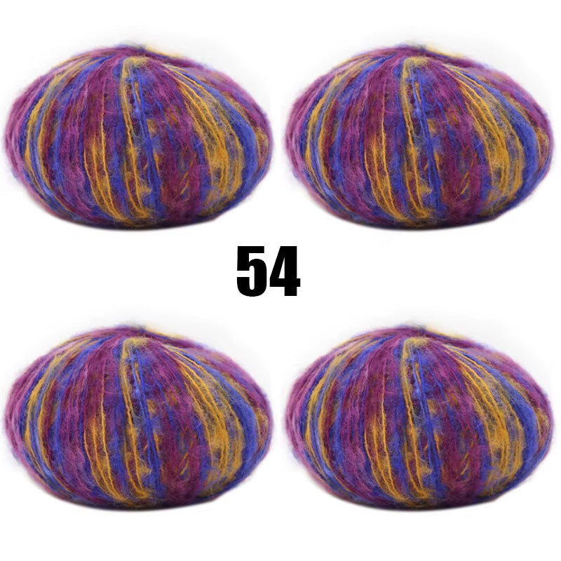 4 יחידות צמר מוהייר
