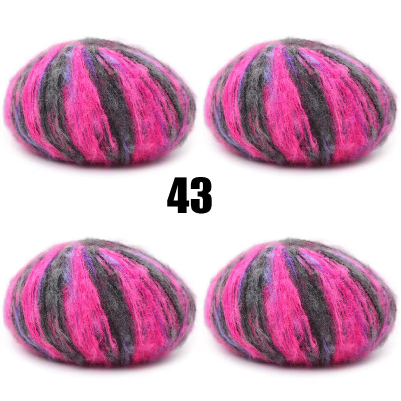 4 יחידות צמר מוהייר